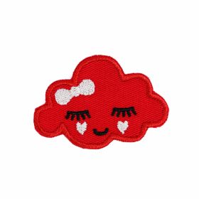 Adhesive, Thermoadhesive and Decorative Emblems - Red Cloud Iron-On Patch (10 pcs/pack) Code: RM1493