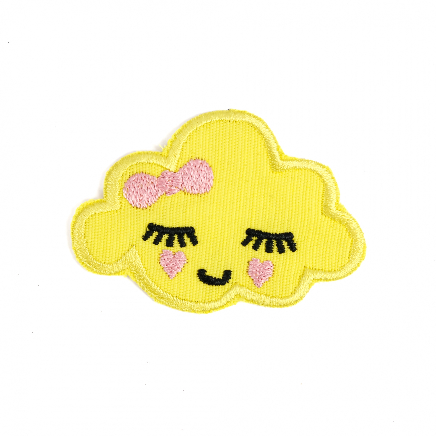 Yellow Cloud Iron-On Patch (10 pcs/pack) Code: RM1494