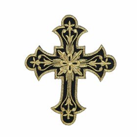 Iron-On Patch, Duck (12 pcs/pack)Code: LM80404 -  Iron-On Patch Black and Gold Cross, 12.7x10.5 cm (10 pcs/pack) Code: AN788