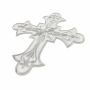 Iron-On Patch Silver Cross, 20x16.5 cm (10 pcs/pack) Code: AN801 - 3