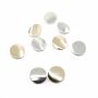 Metallized plastic buttons B6318, Size 16L (144 pcs/pack) - 1