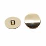 Metallized plastic buttons B6318, Size 16L (144 pcs/pack) - 3