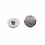 Metallized plastic buttons B6359, Size 34L (144 pcs/pack) - 4