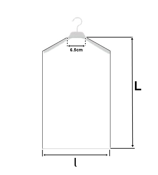 Sac Plastic cu Pliu, 60x115 cm (200 buc/pachet) - 2