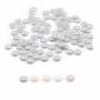 Hotfix Half Pearl Bead Flat Back, Ø6 (1440 pcs/pack) - 1