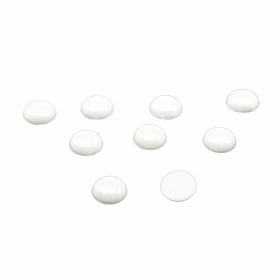 Perle din Sticla, Mix Marimi Ø4-12 mm  (50 grame/pachet) - Perle Jumatati cu Adeziv, Ø6 (1440 bucati/pachet)