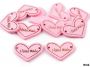 Wooden Tag Hand Made, Heart (10 pcs/bag) Code: 120630 - 3