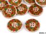 Decorative Christmas Wooden Button (10 pcs/pack)Code: 120610 - 5