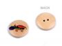 Wooden Decorative Buttons (50 pcs/pack) Code: 120640 - 2