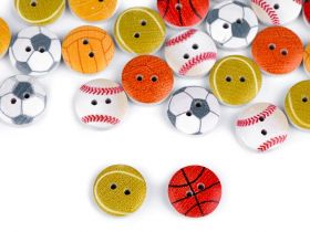 Wooden Decorative Buttons - Wooden Decorative Buttons (50 pcs/pack) Code: 120652