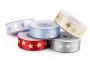 Satin ribbon with stars, width 20 mm (13.5 meters/roll) code: 430564 - 1