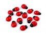 Wooden Decorative Ladybug with Adhesive (25 pcs/pack) Code: 880861 - 1