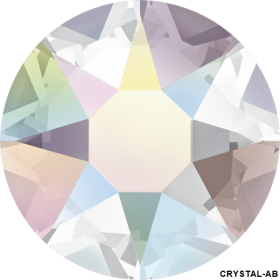 Cristale de Lipit Preciosa, SS12, Culoare: Crystal AB(1440 buc/pachet) Cod: 11615
