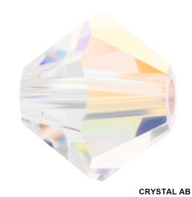 Cristale - Margele Preciosa 69302, Marimea: 6 mm, Crystal AB(288 buci/pachet) Cod: 69302-MM6-CRY-AB