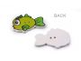 Wooden Decorative Buttons (10 pcs/pack) Model: Fish - 2