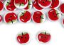 Wooden Decorative Buttons (50 pcs/pack) Model: Apple, Mushroom  - 3