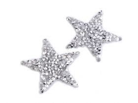 Adhesive, Thermoadhesive and Decorative Emblems - Iron-On Patch, Star (6 pcs/pack)Code: 390687