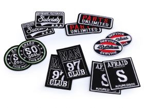 Adhesive, Thermoadhesive and Decorative Emblems - Iron-On Patch (12 pcs/pack) Code: 400214