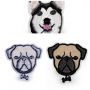 Iron-On Patch, Dog (10 pcs/pack) Code: 400193 - 1