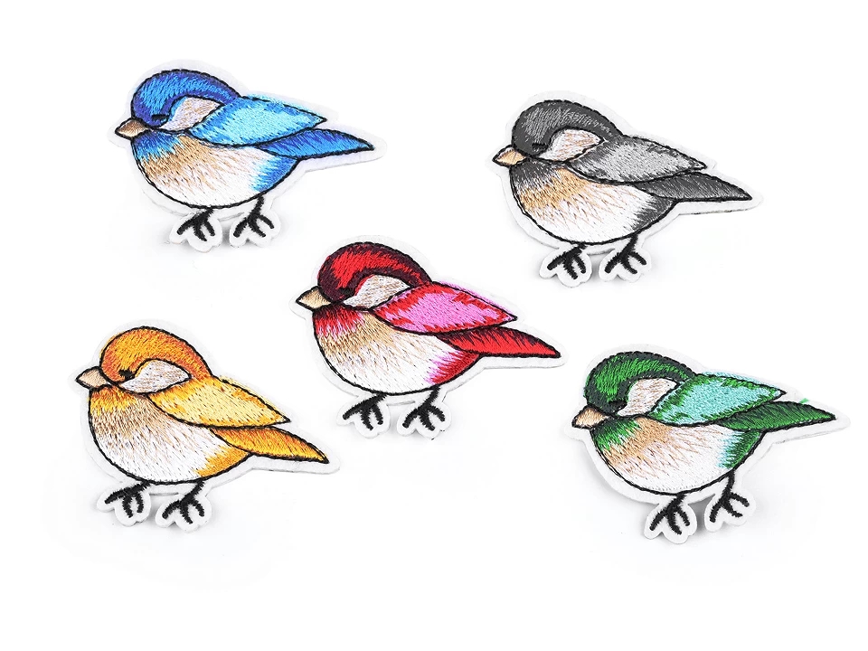 Iron-On Patch, Bird (10 pcs/pack) Code: 400195