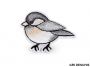 Iron-On Patch, Bird (10 pcs/pack) Code: 400195 - 2