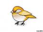 Iron-On Patch, Bird (10 pcs/pack) Code: 400195 - 5