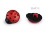 Baby Plastic Buttons, Lady Bug Size: 15 mm (100 pcs/pack)Code: 120665 - 2