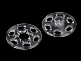 Capse Magnetice, 18 mm, Argintiu (10 seturi/cutie) - Capse de Cusut din Plastic, 15 mm, Transparent (100 perechi/pachet) 