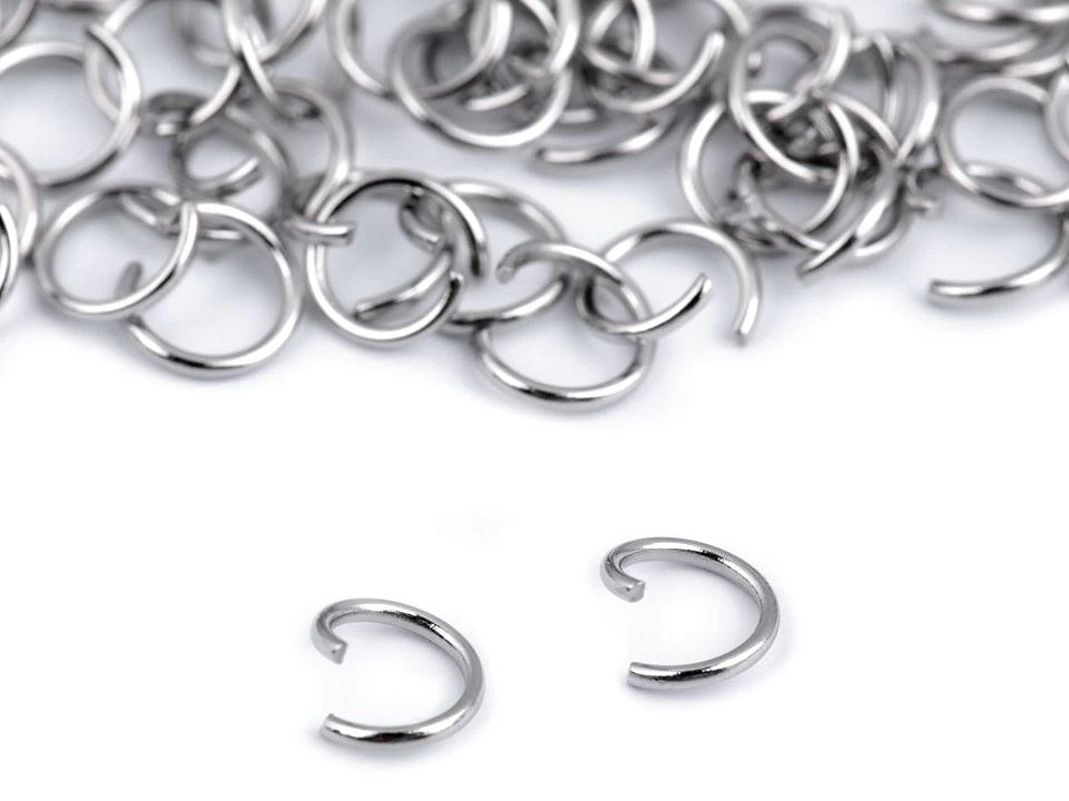 Stainless Steel Jump Ring, 4 mm (50 pcs/pack)