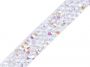 Iron-on Trim/Border with Rhinestones, 10 mm (9 m/roll)Cod: 520315 - 1