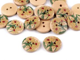 Tailoring - Wooden Decorative Buttons (10 pcs/pack) Code: 360650