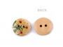 Wooden Decorative Buttons (10 pcs/pack) Code: 360650 - 2