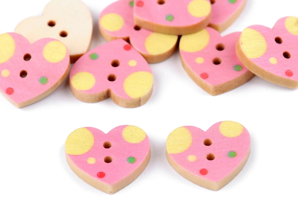 Wooden Decorative Buttons (10 pcs/pack) Code: 360648