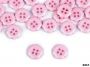 Flower Plastic Buttons, 12 mm (100 pcs/pack)Code: 120766 - 3