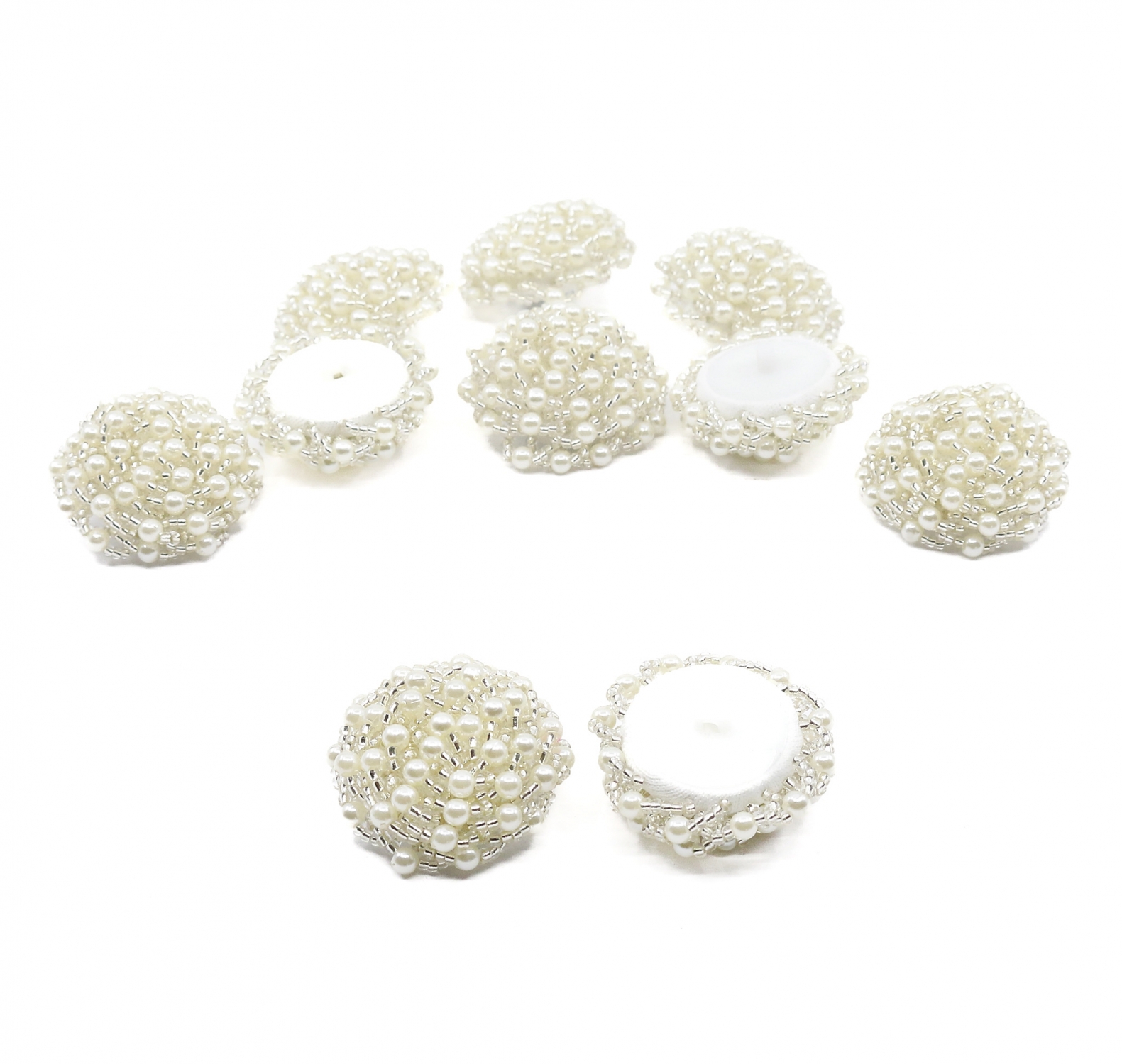 Shank Buttons with Pearls and Beads (10 pcs/pack) BT1536