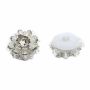 Shank Buttons with Crystals and Beads (10 pcs/pack) BT1543 - 2