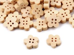 Tailoring - Wooden Decorative Buttons (50 pcs/pack) Code: 120712