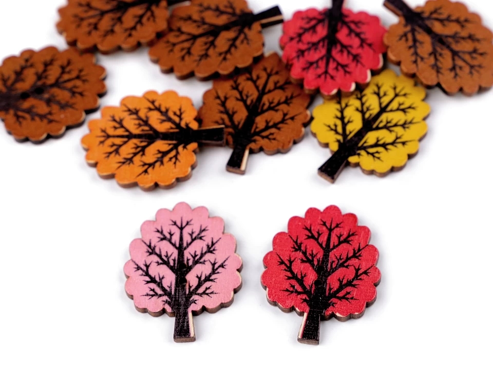 Wooden Decorative Buttons (10 pcs/pack) Code: 360649