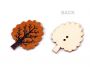 Wooden Decorative Buttons (10 pcs/pack) Code: 360649 - 3