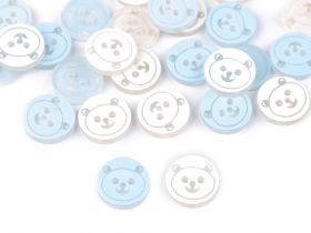 Tailoring - Bear Plastic Buttons, 12,7 mm (100 pcs/pack)Code: 120762