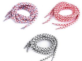 Ribbon with Snow Flakes, width 25 mm (3 meters/roll)Code: 430459 - Reflective laces, length 130cm (10 pcs/pack), Cod: 310315