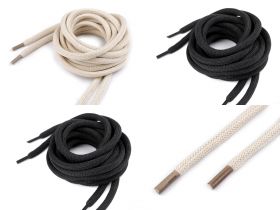 Leather String, Width 2 mm (20 pcs/pack) - Reflective laces, length 130cm (10 pcs/pack), Cod: 310319