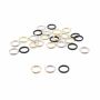 Metal Bra Rings, interior diameter 8 mm (100 pcs/bag)Cod: MH08 - 1