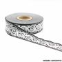 Trimmings with Metallic Gold Thread, width 2.2 cm (10 meters/roll)Code: 22221-22MM - 4