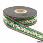 Trimmings with Metallic Gold Thread, width 2.5 cm (10 meters/roll)Code: 25911-25MM - 6