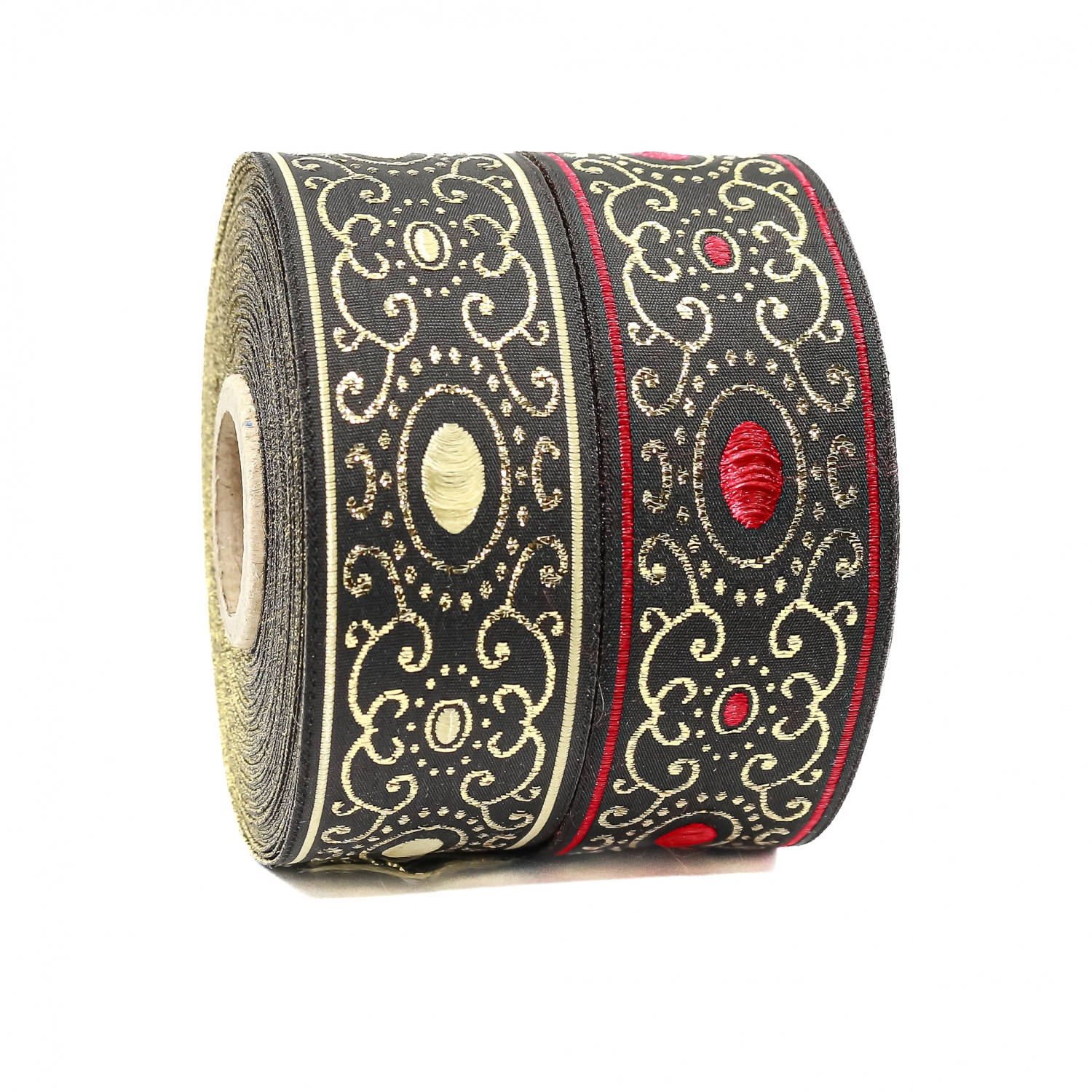 Trimmings with Metallic Gold Thread, width 3.5 cm (10 meters/roll)Code: 35805-35MM
