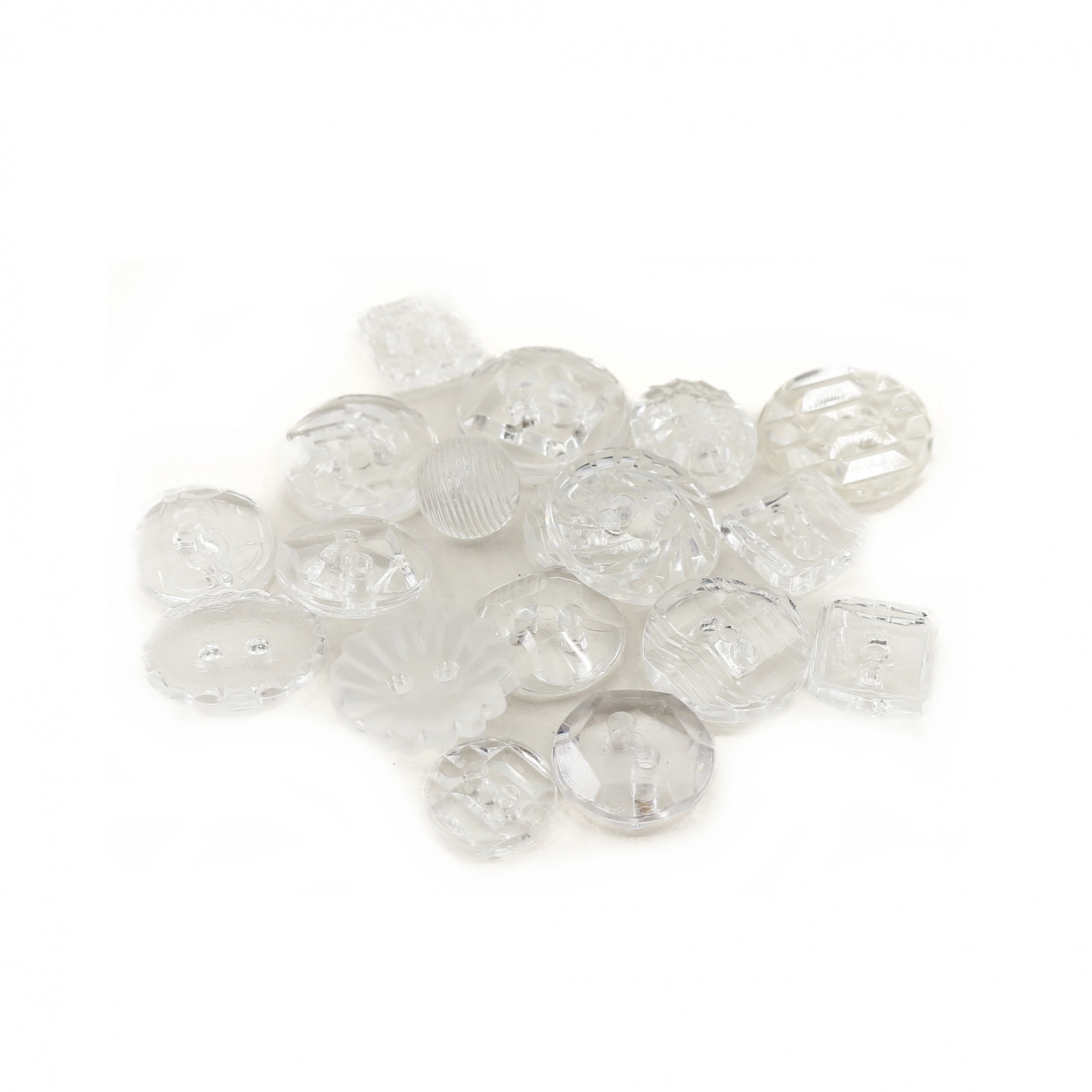 2 Holes Plastic Buttons (500 pcs/pack) Code: T1000-3