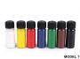 Set of 7 colors for textile materials, fluorescent (7 pieces / set) Code: 840317 - 3