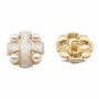 Nasturi Metalici cu Perle, 24 mm (50 bucati/pachet)Cod: MC1860/40 - 2