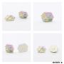 Plastic Decorative Buttons, (10 pcs/pack)Code: E1000-9 - 16